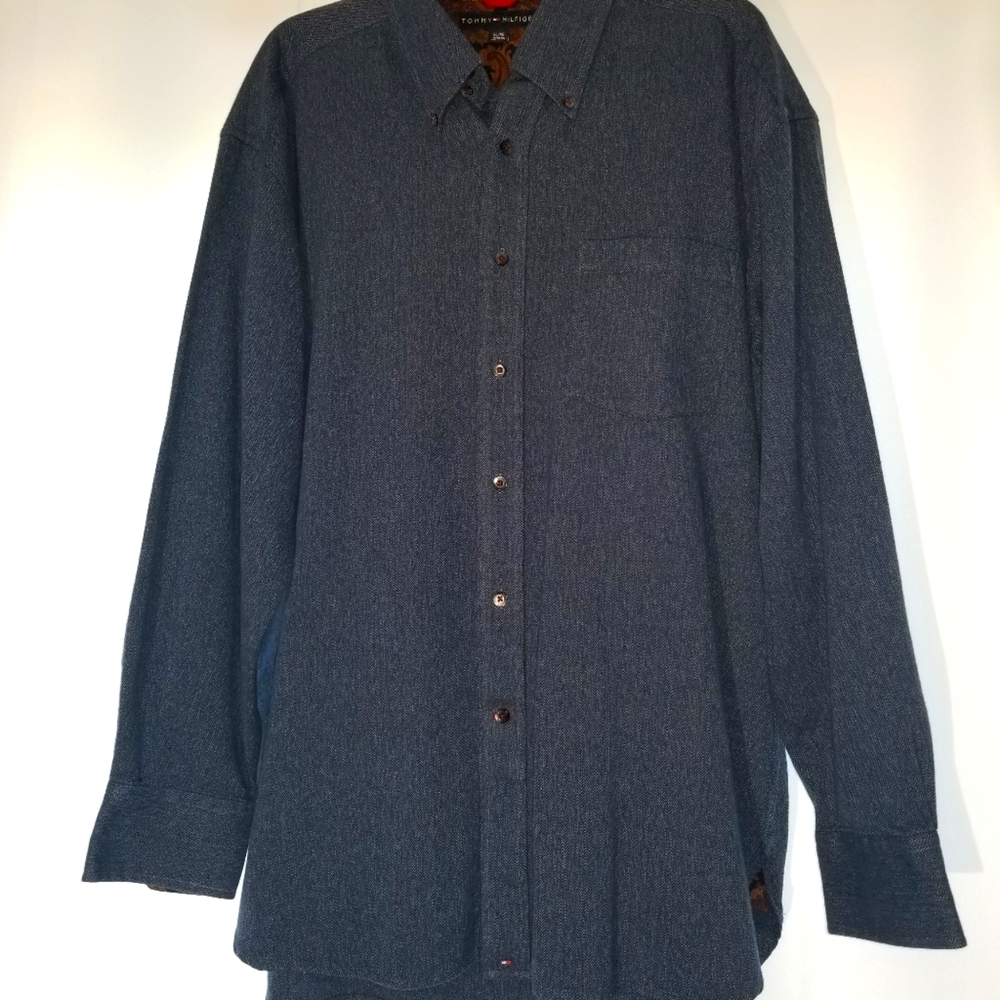 Tommy Hilfiger dark blue xl dress shirt